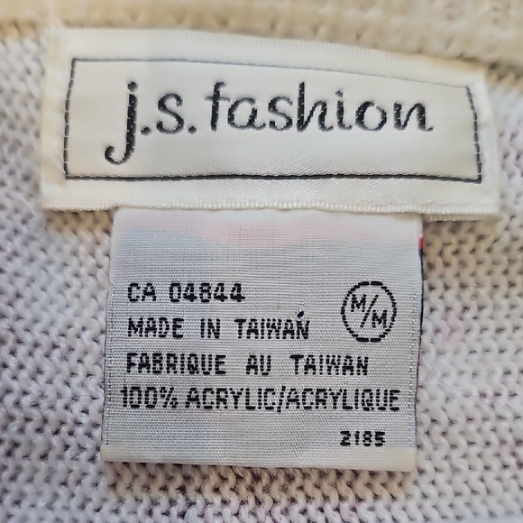 VINTAGE Floral Patterned Sweater - Picture 4 of 7